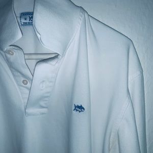 White Southern Tide Medium Polo- gREAT shape!!